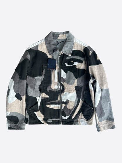 Louis Vuitton KidSuper Camouflage Monogram Face Work Jacket