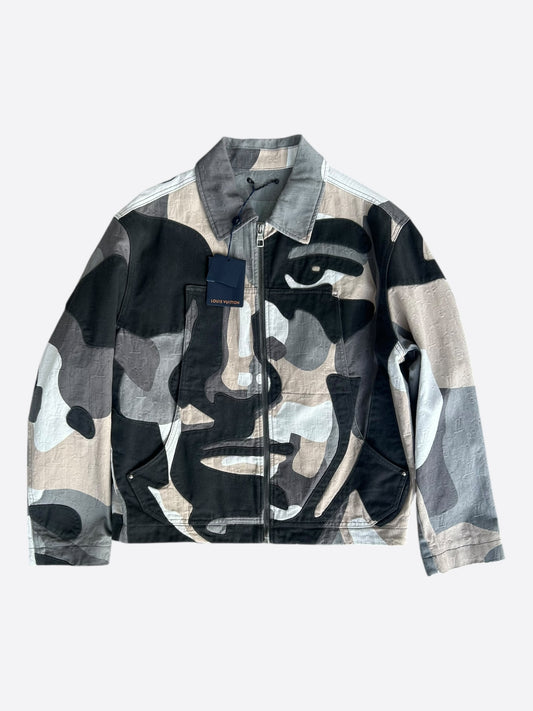 Louis Vuitton KidSuper Camouflage Monogram Face Work Jacket