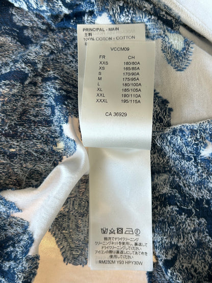 Louis Vuitton Blue & White Aquagarden Monogram T-Shirt