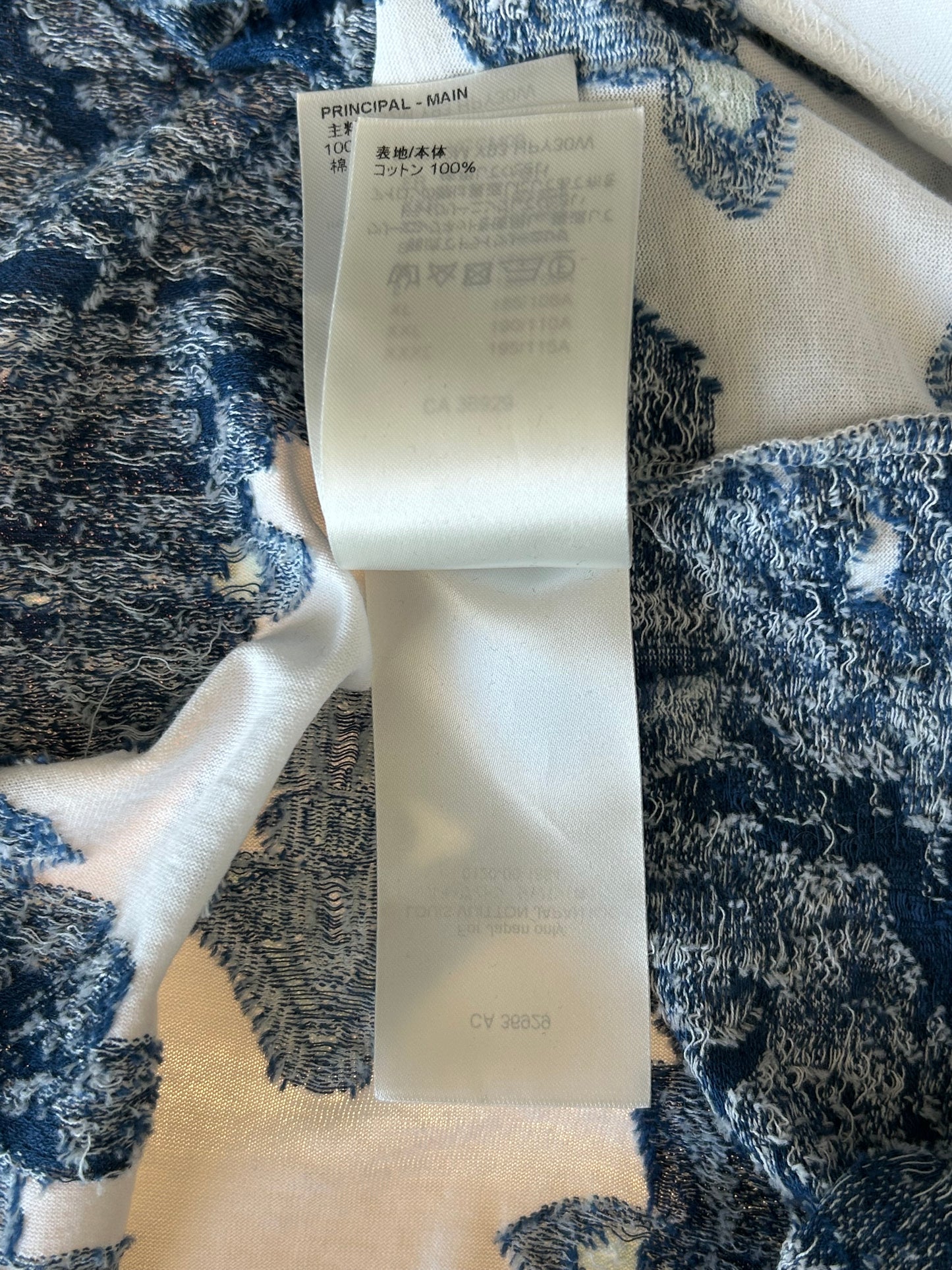 Louis Vuitton Blue & White Aquagarden Monogram T-Shirt