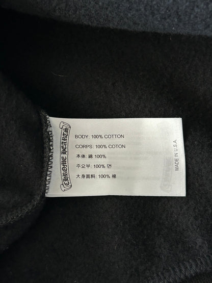 Chrome Hearts Black & White Neck Logo Sweater