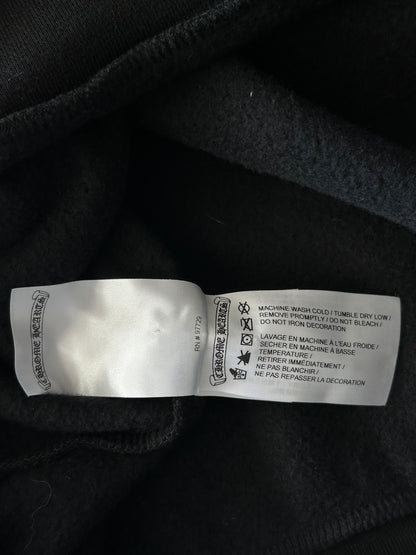 Chrome Hearts Black & White Neck Logo Sweater