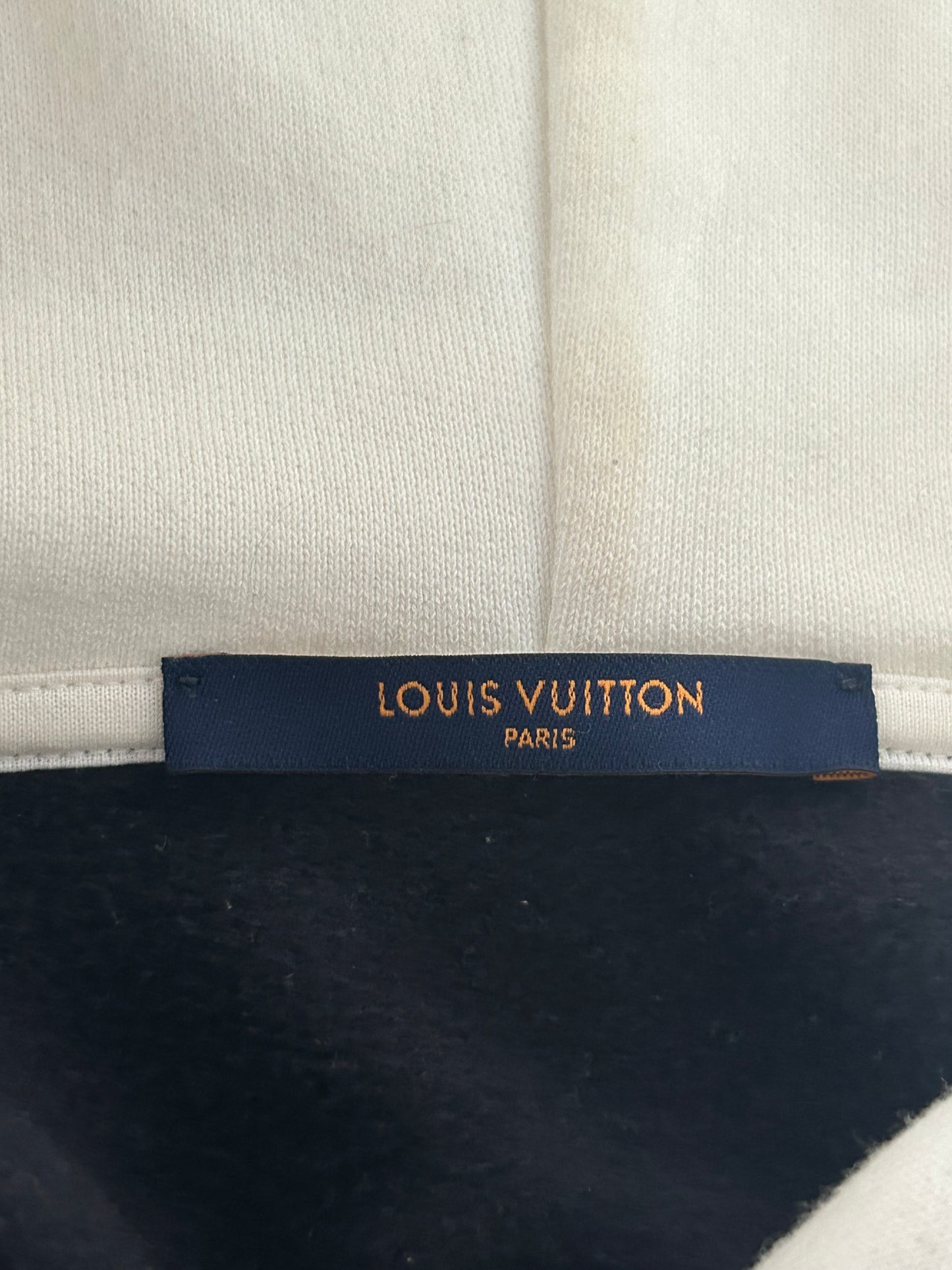 Louis Vuitton Navy & White Logo 2054 Hoodie