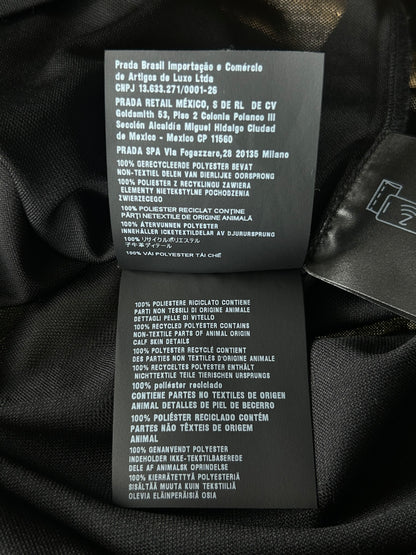 Prada Black Jacquard Gradient T-Shirt