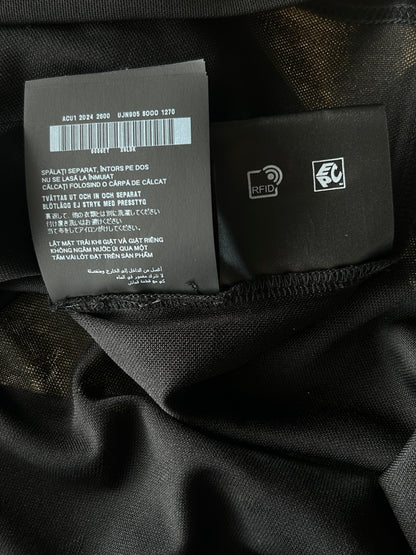 Prada Black Jacquard Gradient T-Shirt