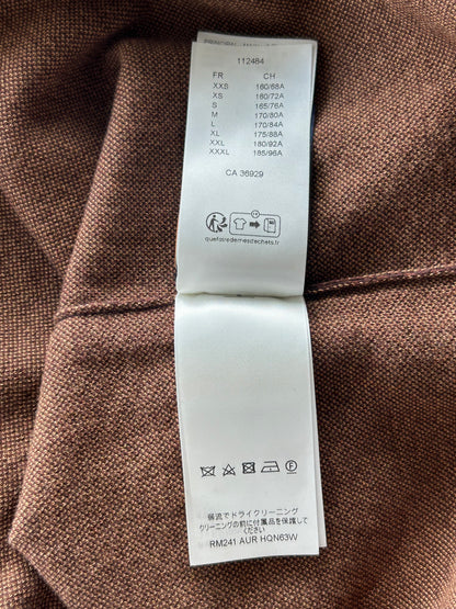 Louis Vuitton Brown Damier Crystal Logo Intarsia T-Shirt