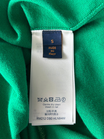 Louis Vuitton Green & White Everyday Logo Intarsia T-Shirt