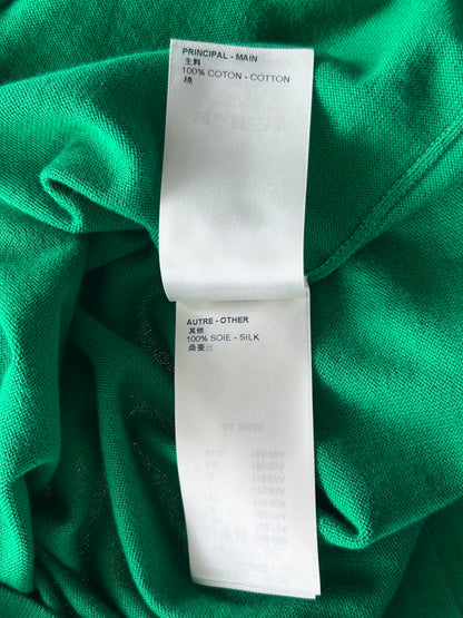 Louis Vuitton Green & White Everyday Logo Intarsia T-Shirt