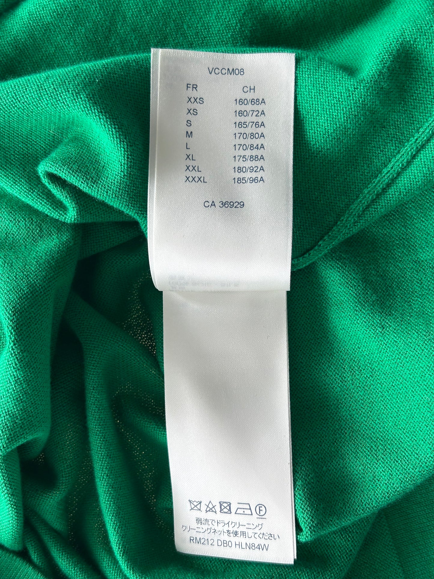 Louis Vuitton Green & White Everyday Logo Intarsia T-Shirt