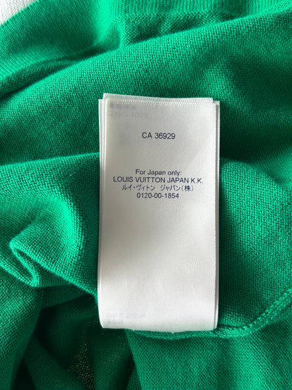 Louis Vuitton Green & White Everyday Logo Intarsia T-Shirt