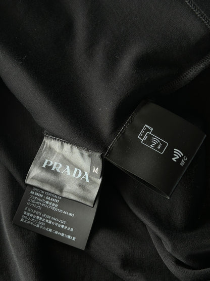 Prada Black Neck Logo T-Shirt