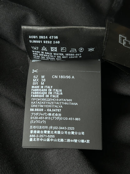 Prada Black Neck Logo T-Shirt