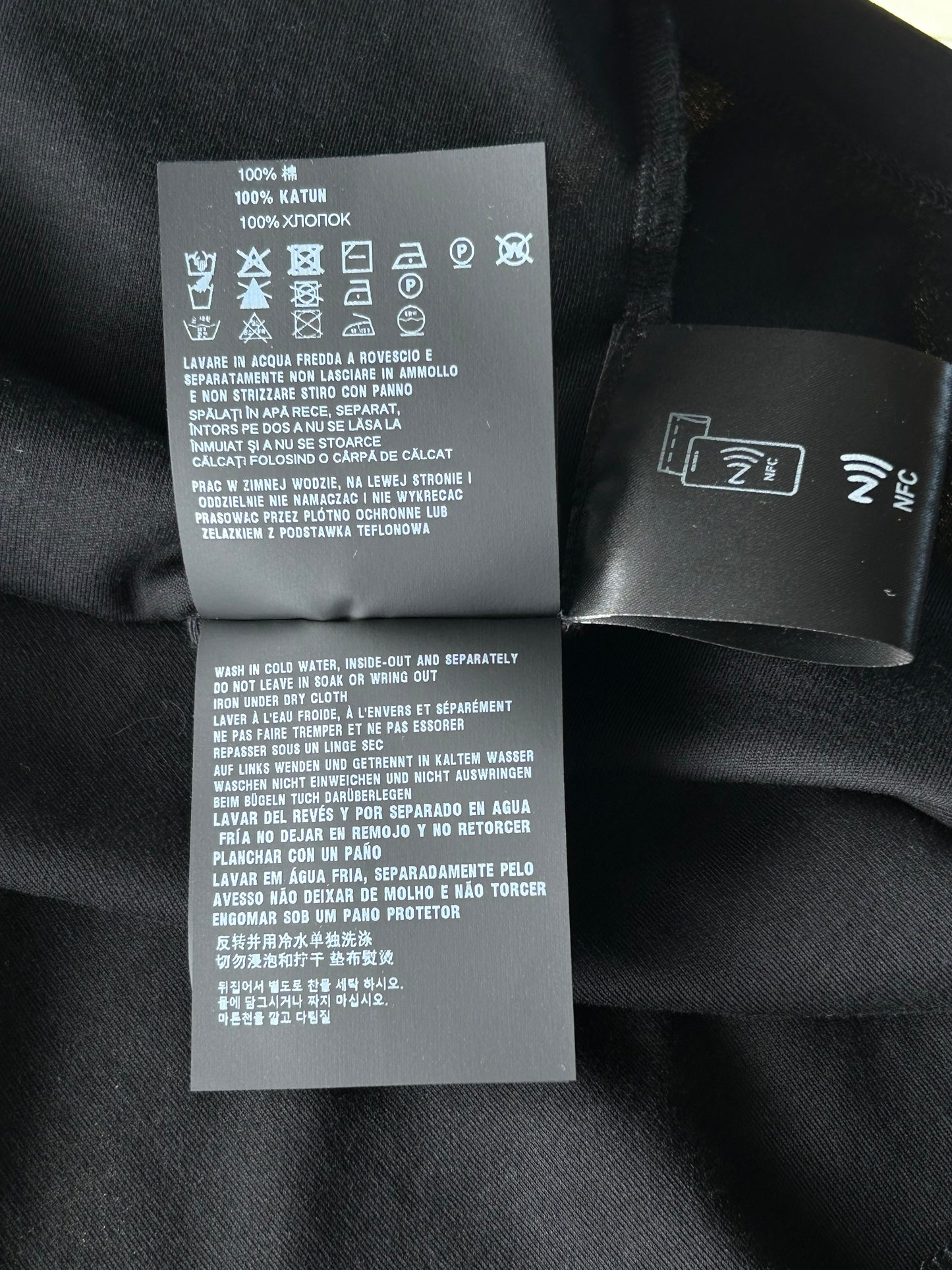 Prada Black Neck Logo T-Shirt