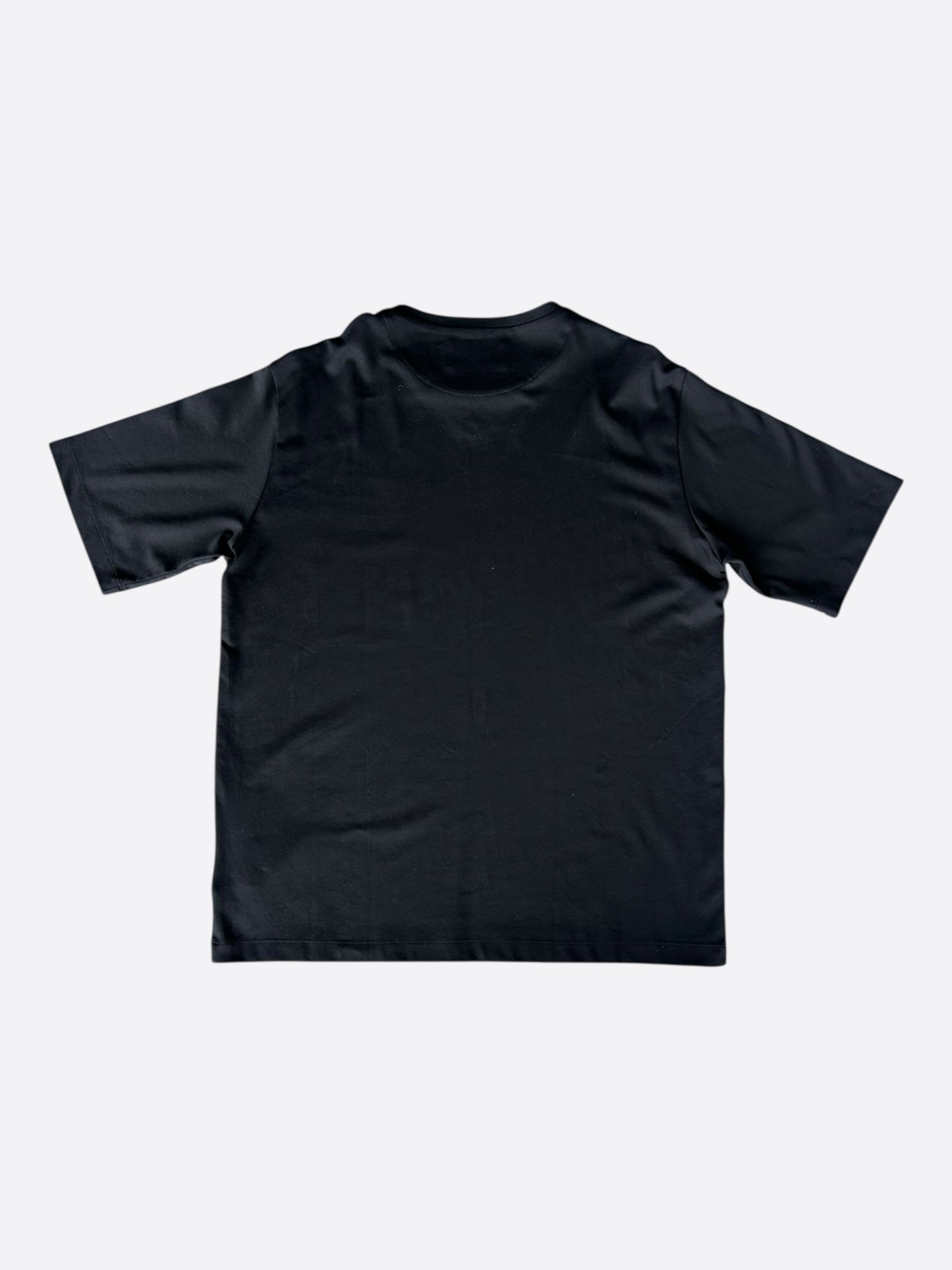 Prada Black Neck Logo T-Shirt