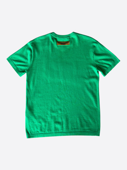 Louis Vuitton Green & White Everyday Logo Intarsia T-Shirt
