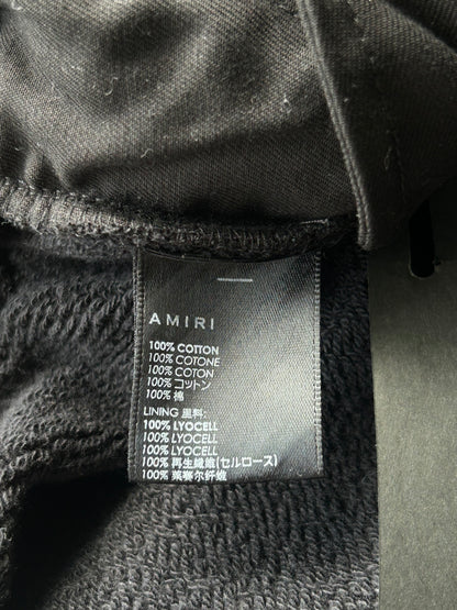 Amiri Black & White Embroidered Dragon Logo Sweatpants