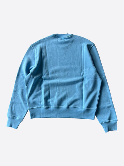 Amiri Blue & White MA Bar Logo Sweater