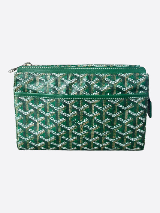 Goyard Green Miroir PM Toiletry Bag