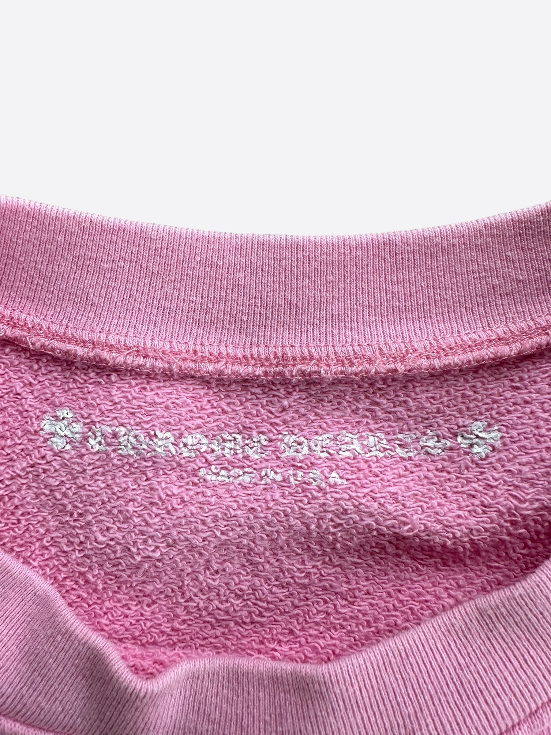 【Chrome Hearts × Matty Boy】Vanity Affair Sweatshirt Pink Chrome Hearts Matty Boy Pink Vanity Affair Sweater – Savonches