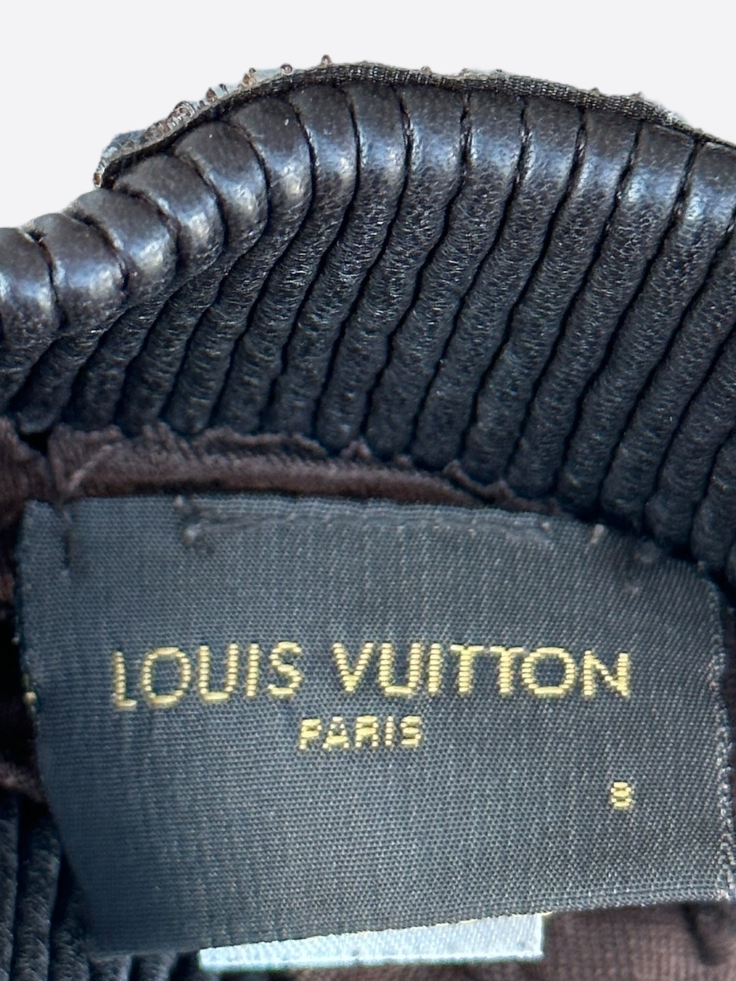 Louis Vuitton Supreme Brown Monogram Baseball Gloves