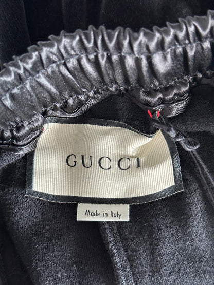 Gucci Black Velvet Shorts