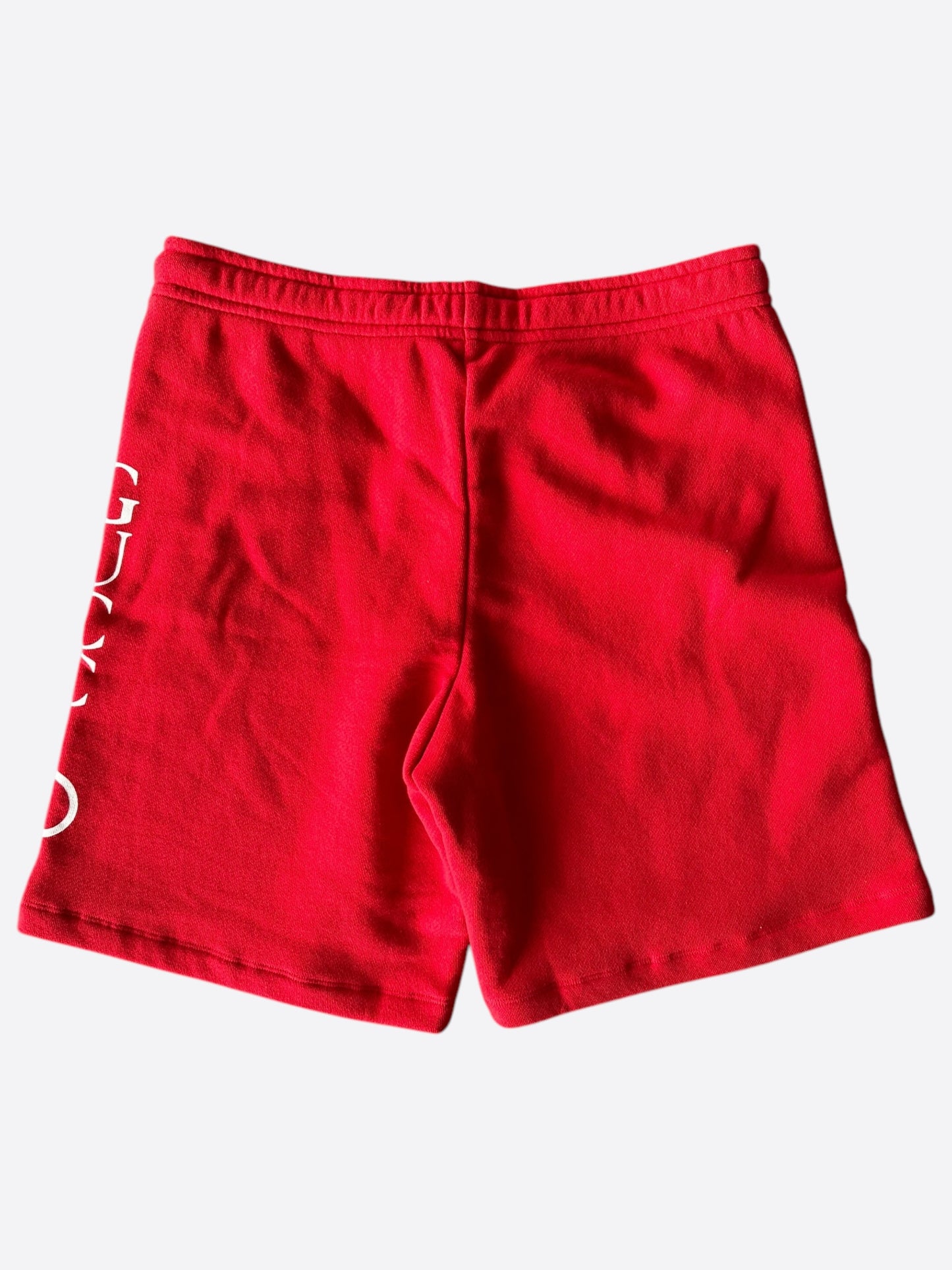 Gucci MLB Red & White San Francisco Giants Logo Shorts