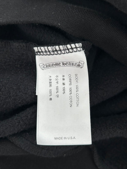 Chrome Hearts Black & Yellow Online Exclusive Horseshoe Logo Hoodie