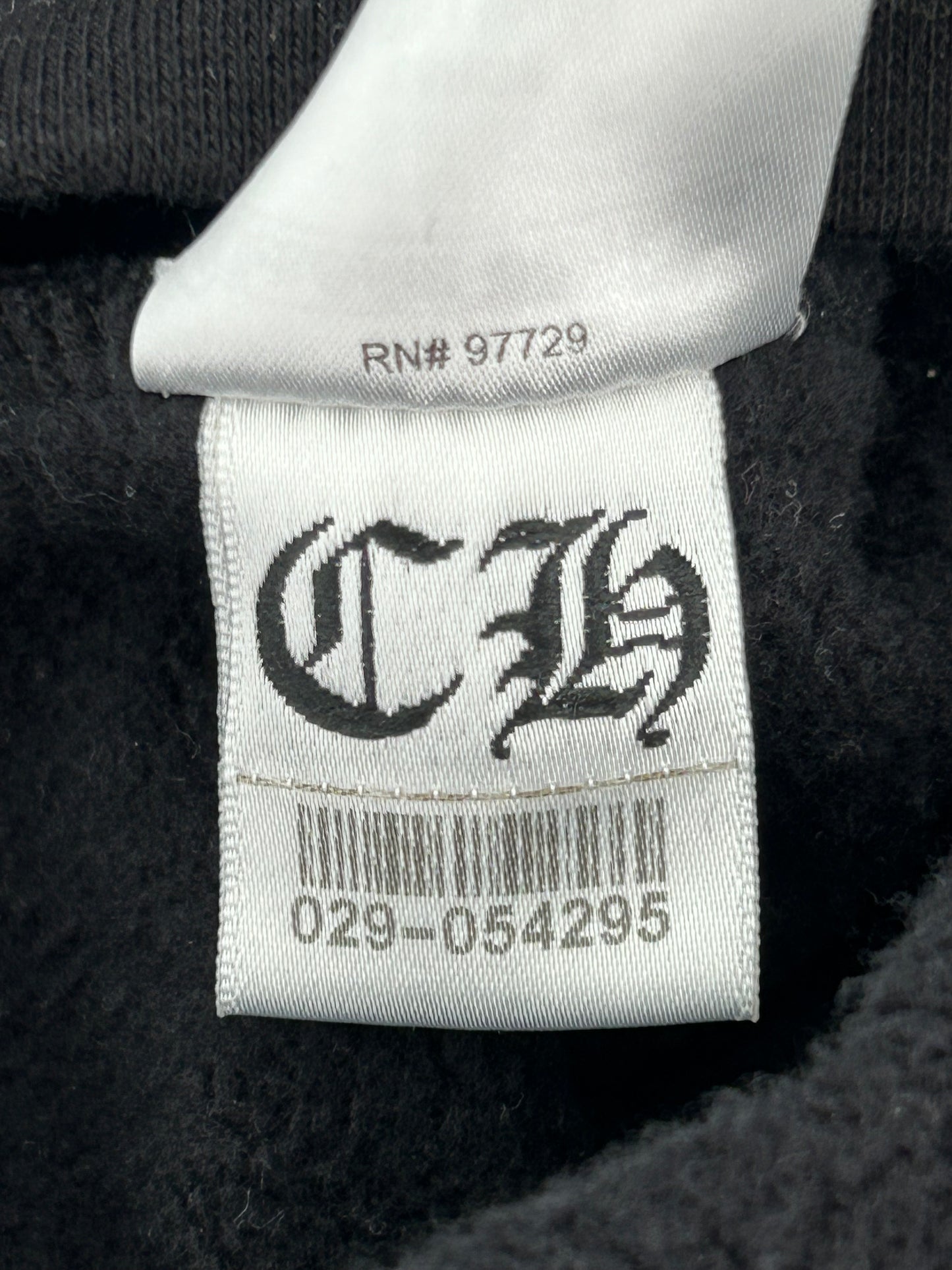 Chrome Hearts Black & Yellow Online Exclusive Horseshoe Logo Hoodie
