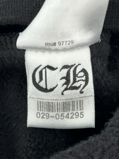 Chrome Hearts Black & Yellow Online Exclusive Horseshoe Logo Hoodie
