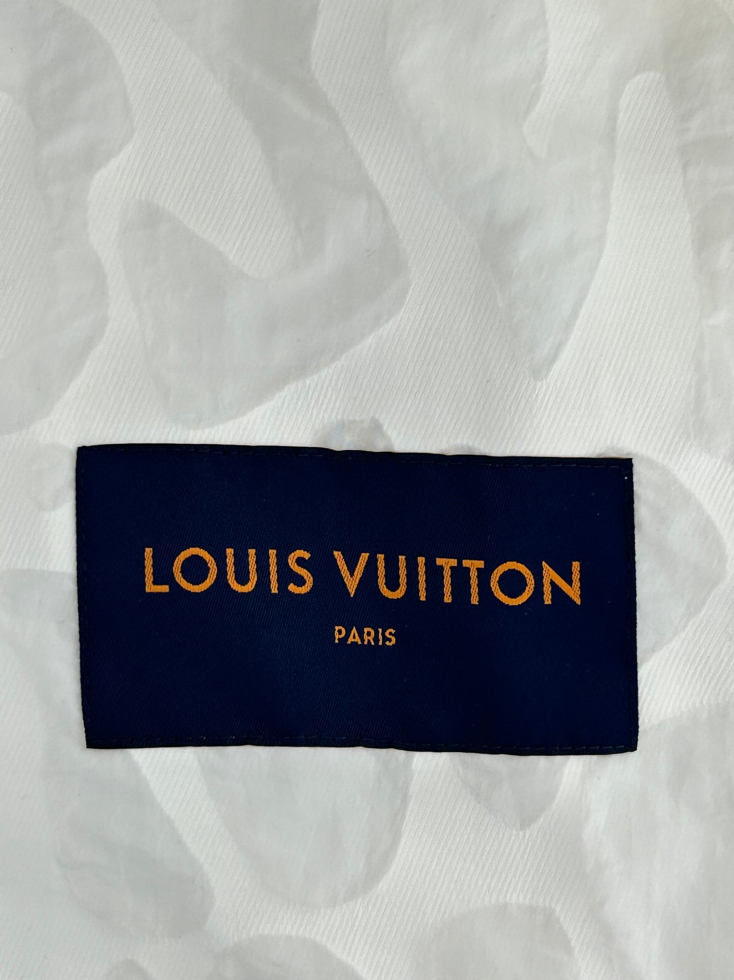 Louis Vuitton White Spellout WIndbreaker