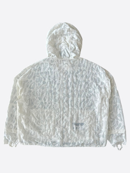 Louis Vuitton White Spellout WIndbreaker