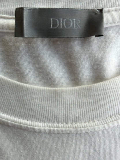 Dior White AsteroDior Graphic Logo T-Shirt