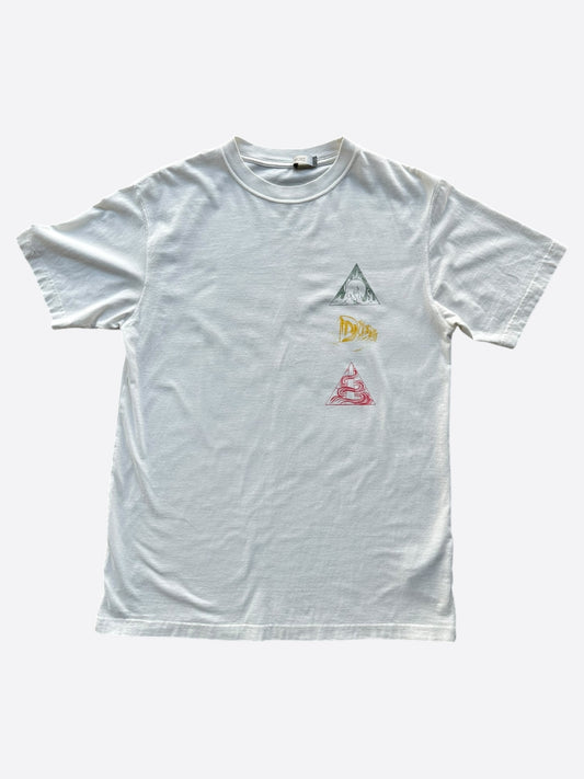 Dior White AsteroDior Graphic Logo T-Shirt