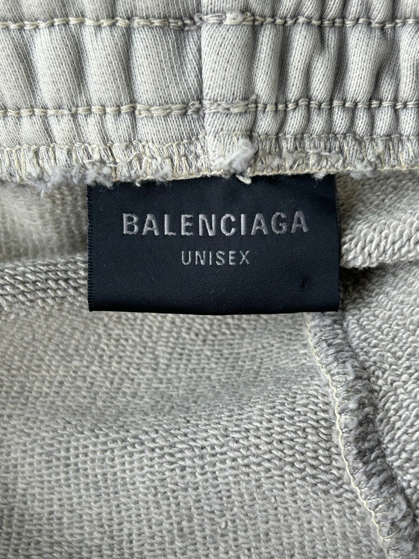 Balenciaga Beige & Black Tattoo Graphic Sweatpants