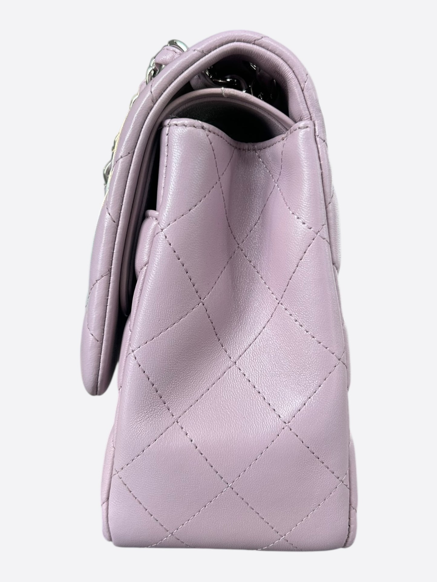 Chanel Lavender Quilted Lambskin Jumbo Flap Bag