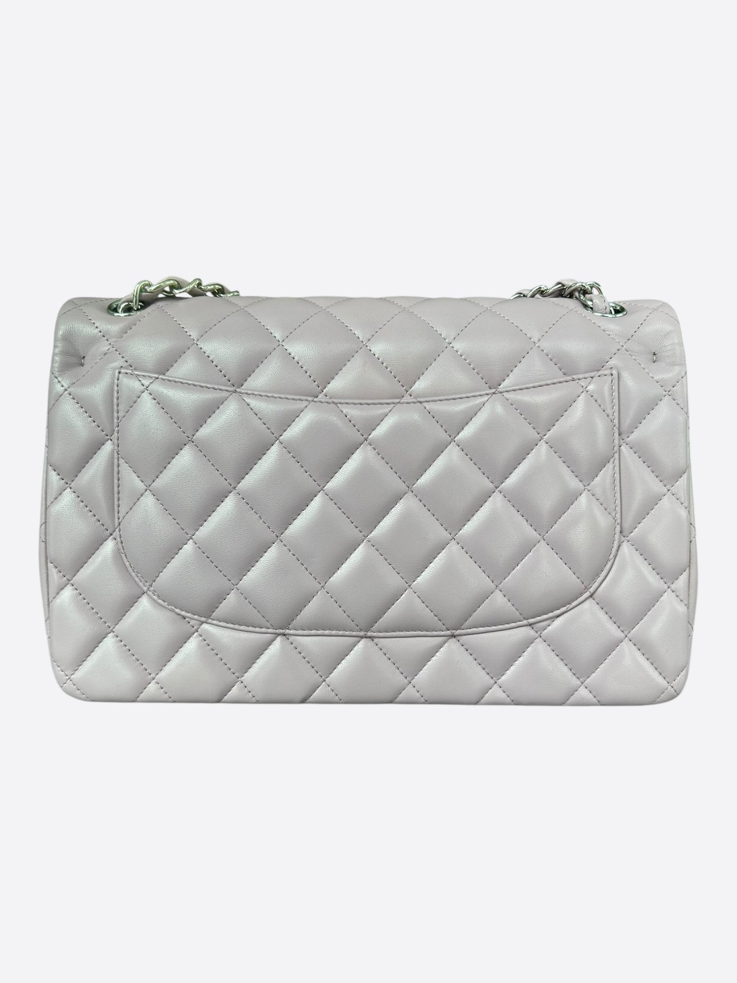 Chanel Lavender Quilted Lambskin Jumbo Flap Bag