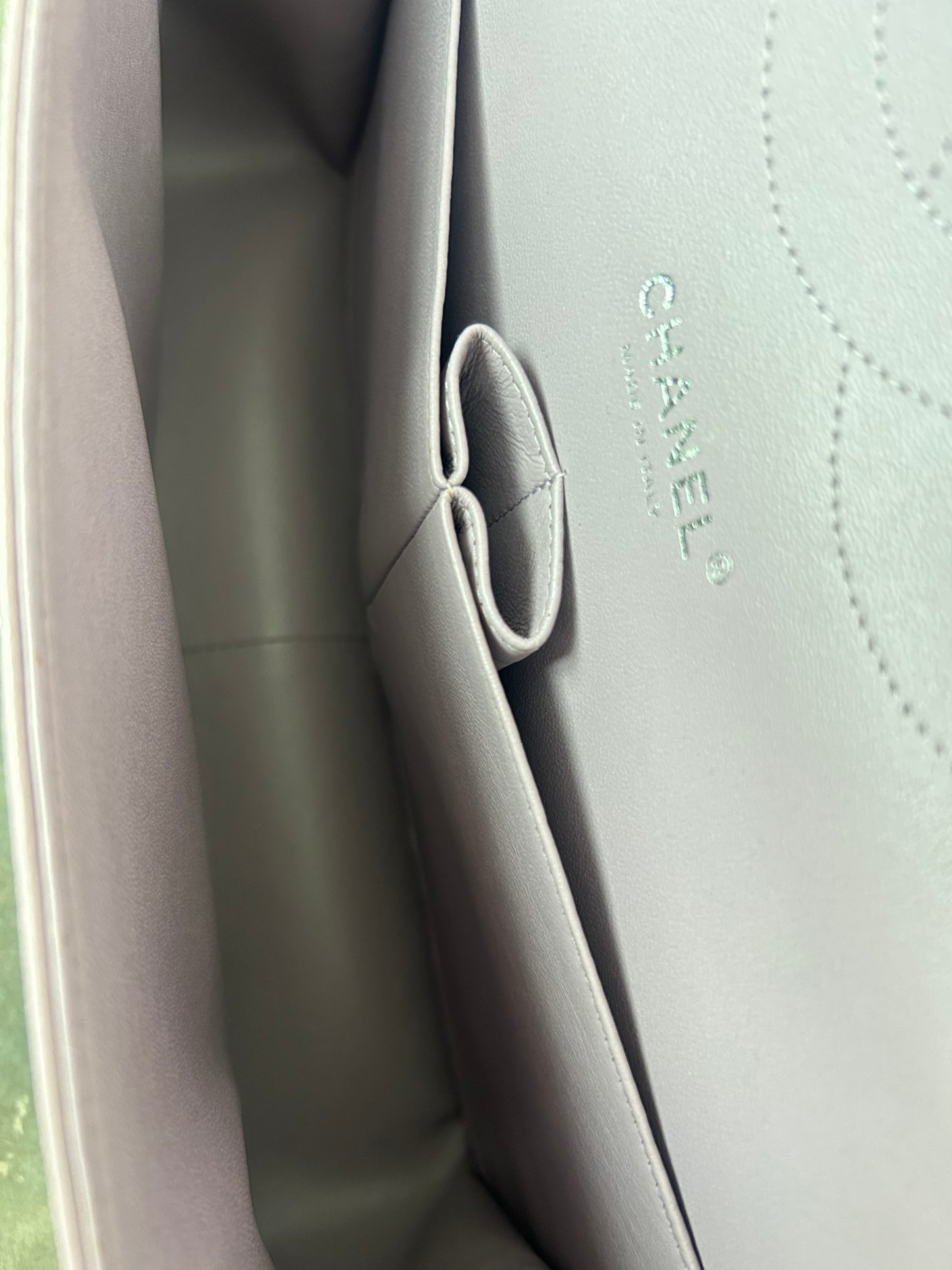 Chanel Lavender Quilted Lambskin Jumbo Flap Bag