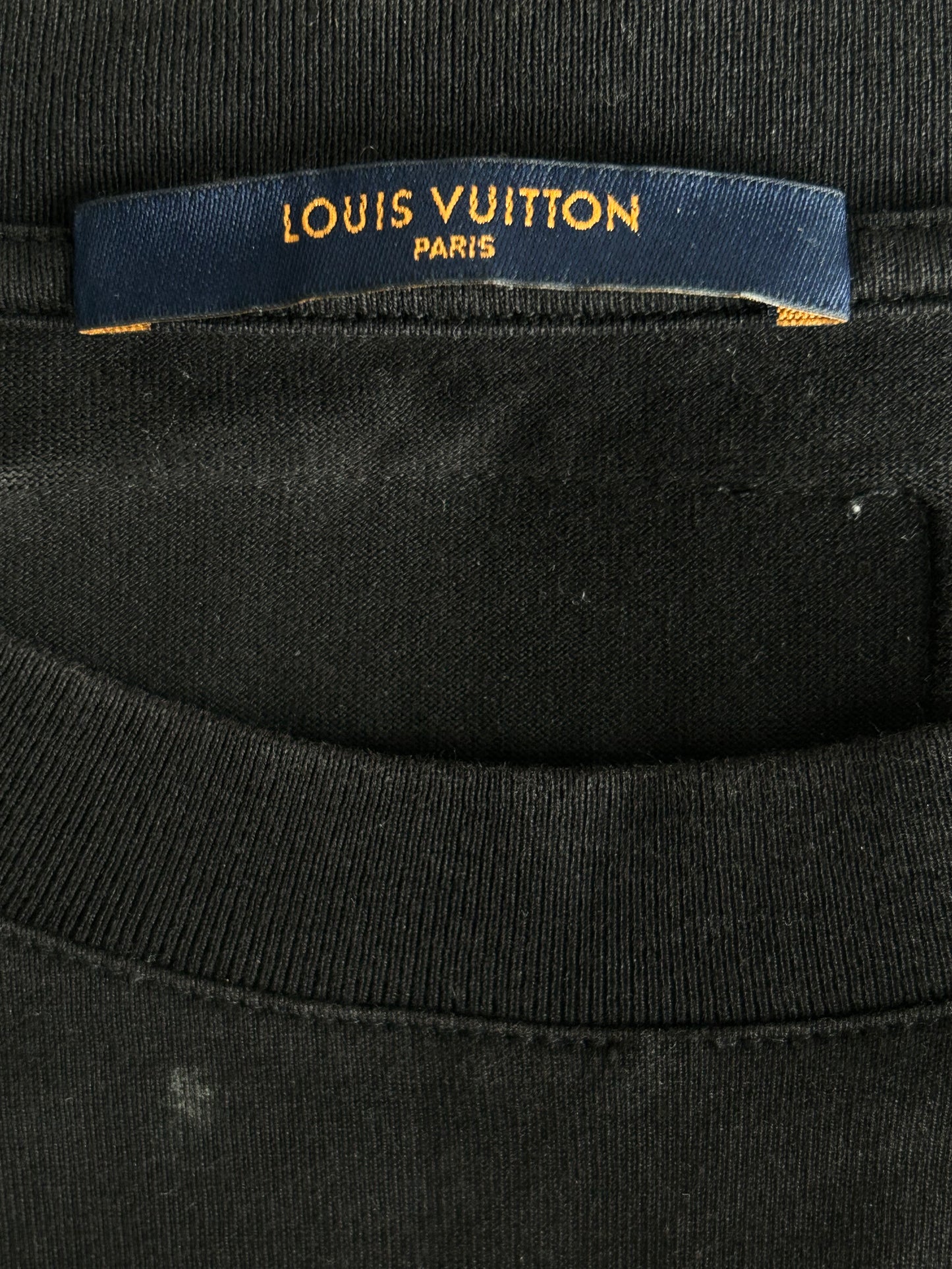 Louis Vuitton Black & White Planes Logo T-Shirt
