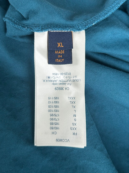 Louis Vuitton Blue & White Monogram Gradient T-Shirt