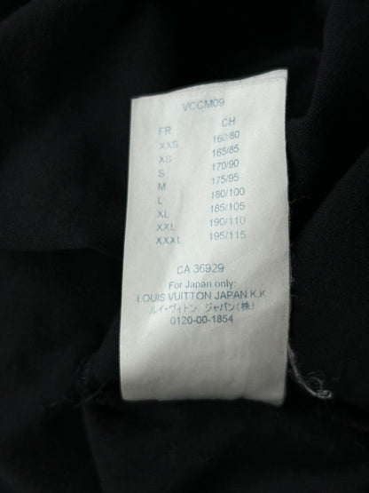 Louis Vuitton Black & White Planes Logo T-Shirt