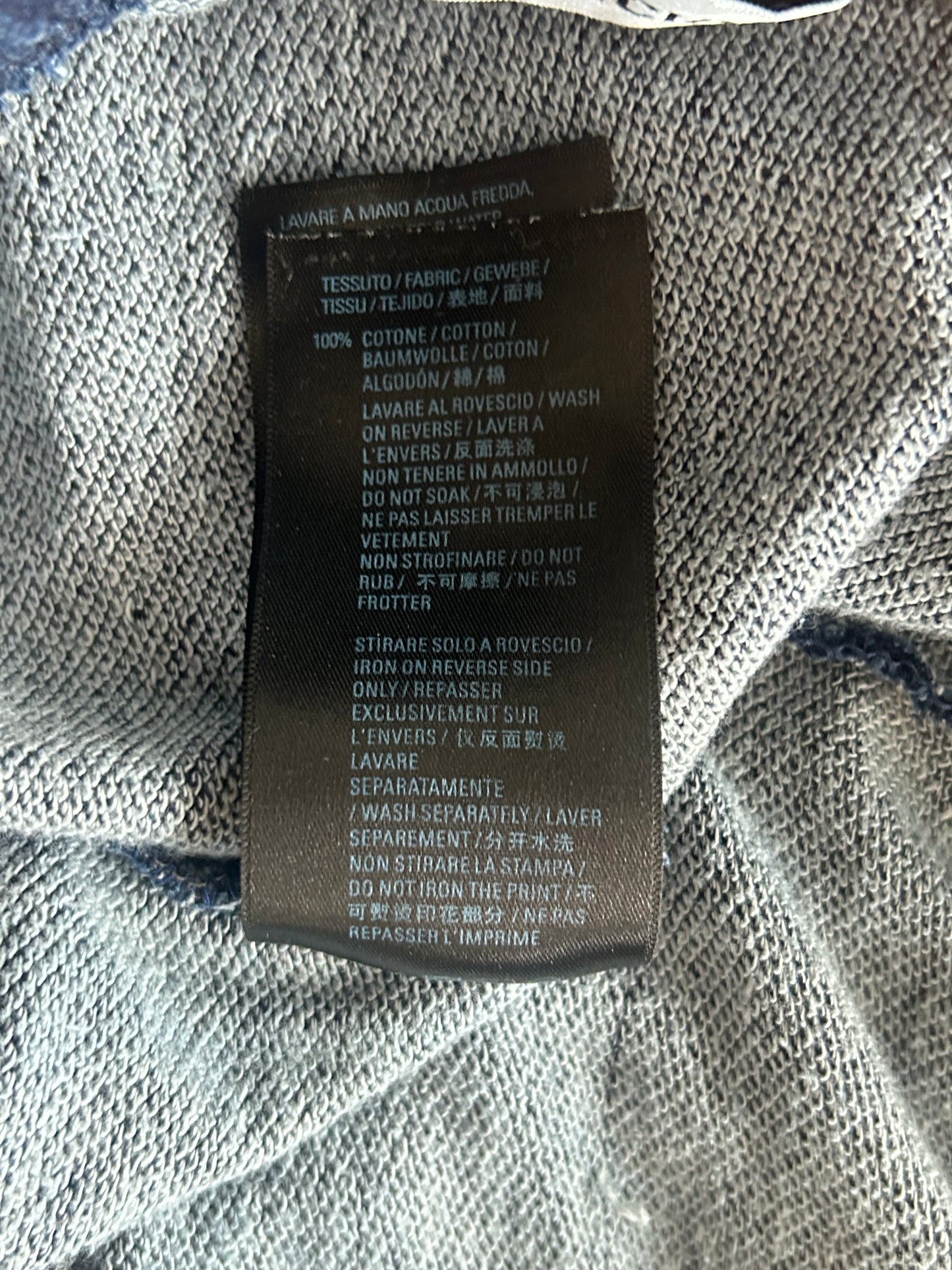 Balenciaga Blue Embroidered Campaign Logo Shorts