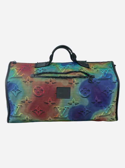 Louis Vuitton Grey & Multicolor 2054 Monogram Reversible Keepall 50