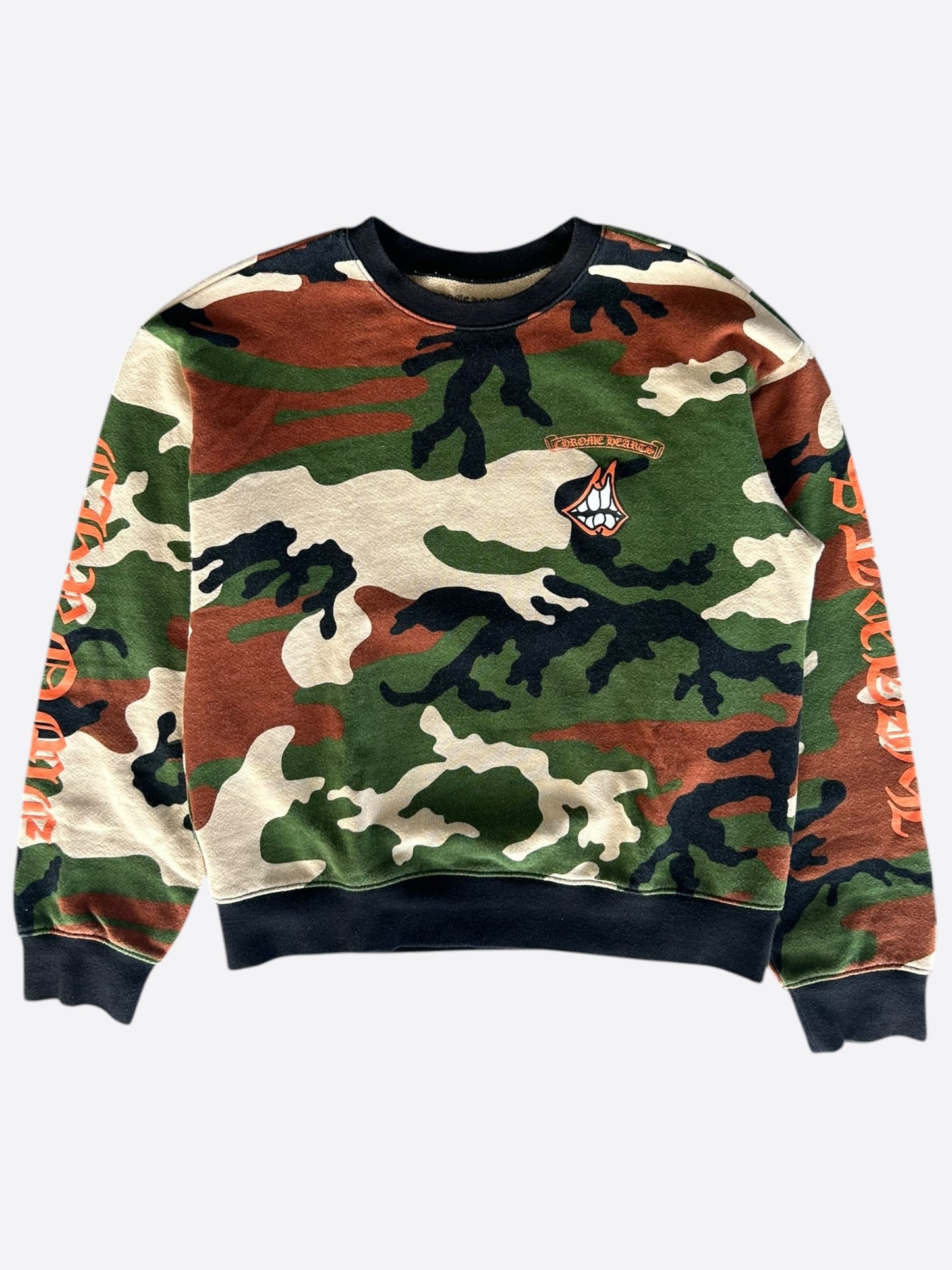 Chrome Hearts Matty Boy Camouflage Caution Sweater