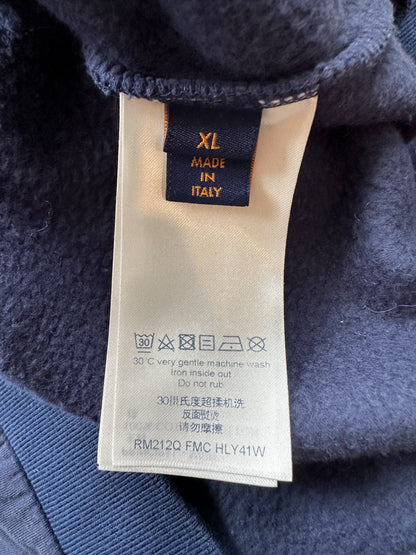 Louis Vuitton Navy LV Stitch Crewneck