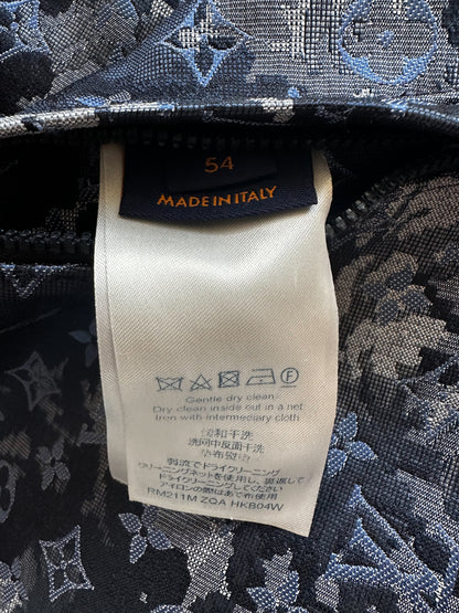 Louis Vuitton Blue Tapestry Monogram Windbreaker