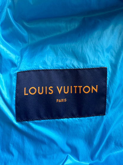 Louis Vuitton Blue Flower Monogram Bomber Jacket