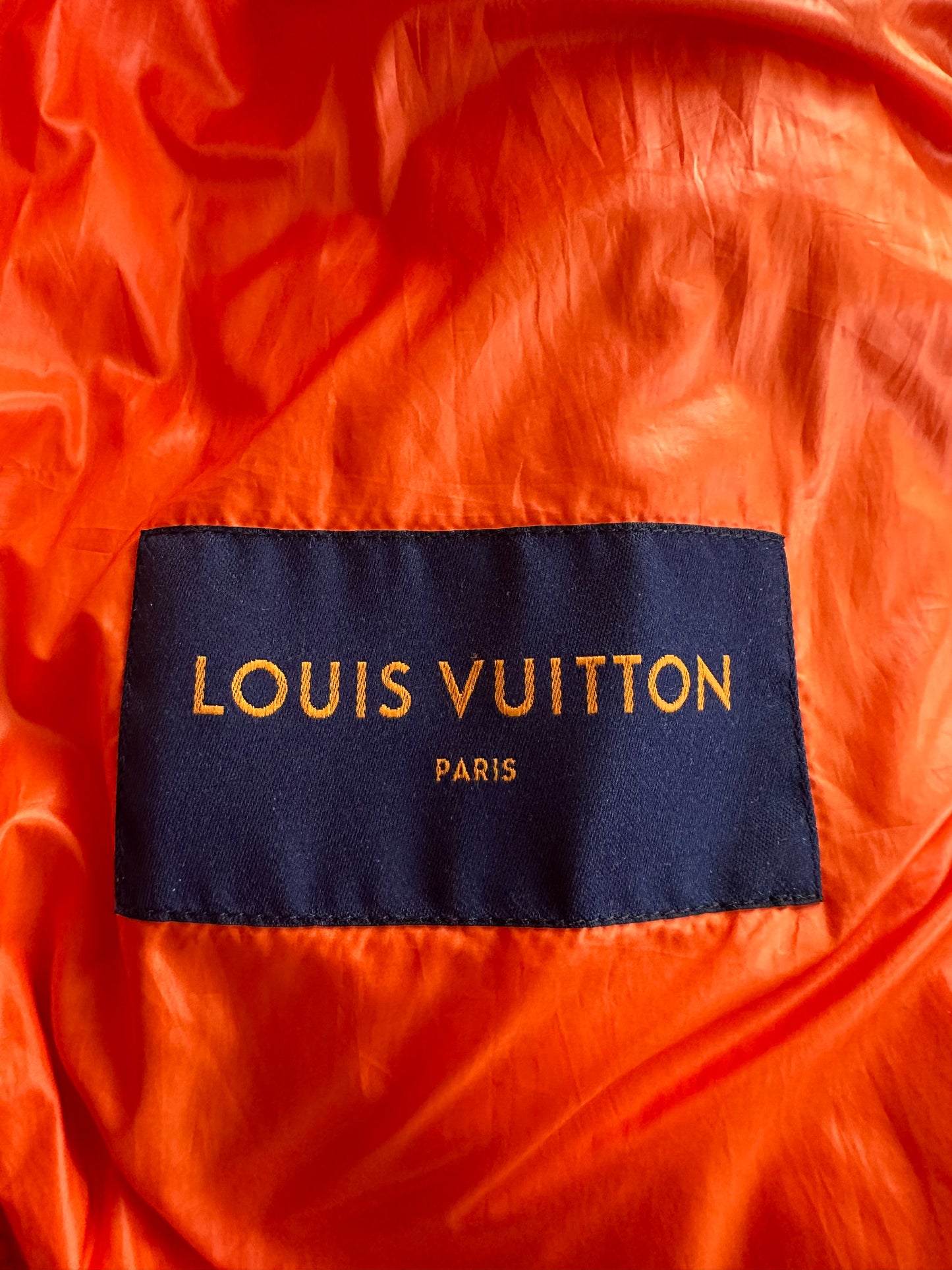 Louis Vuitton Orange Flower Monogram Bomber Jacket