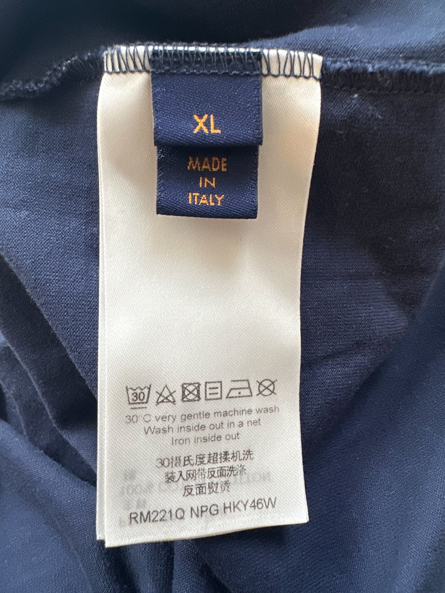 Louis Vuitton Blue & White Monogram Gradient T-Shirt