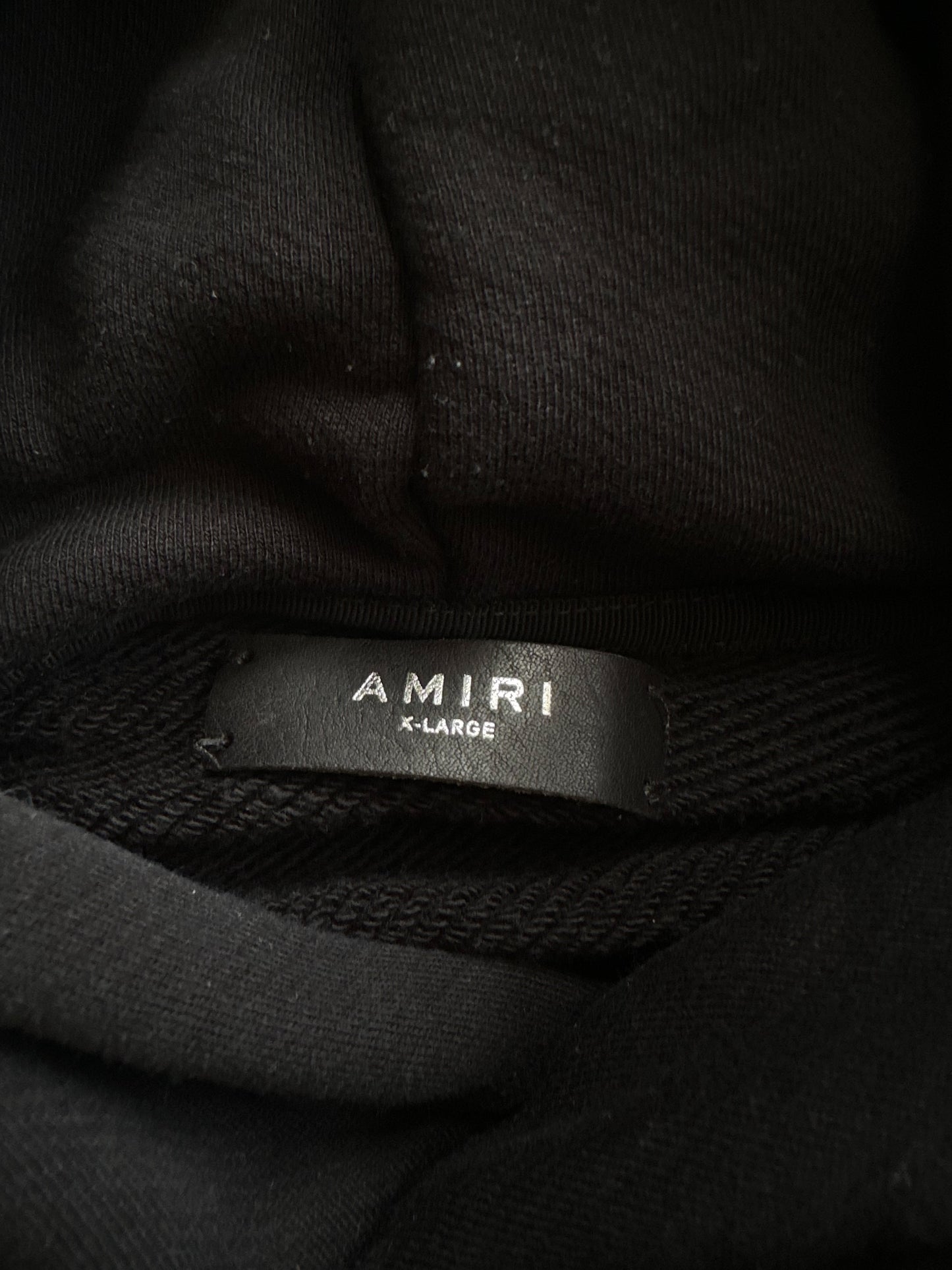 Amiri Black Cheetah Logo Hoodie