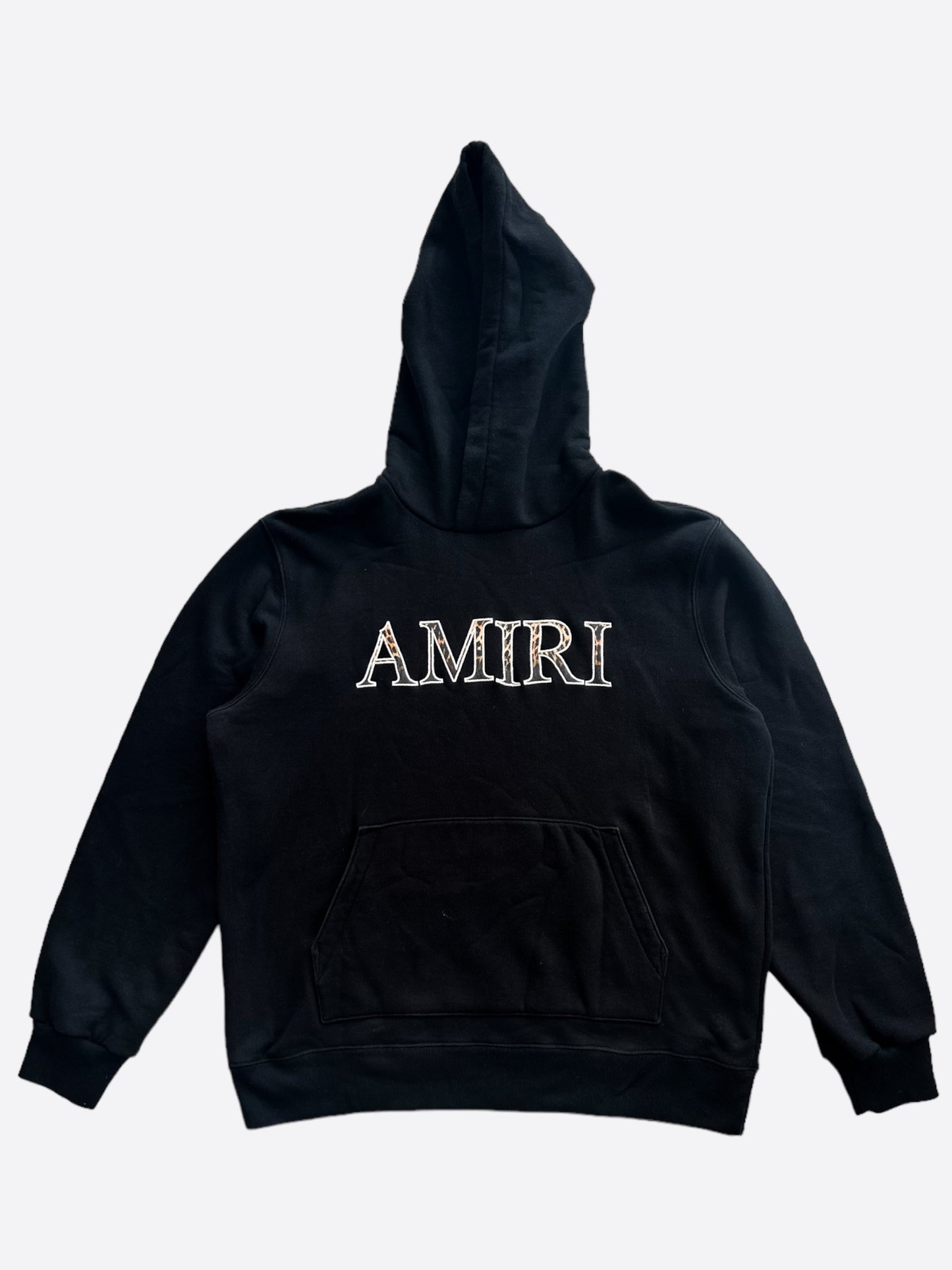 Amiri Black Cheetah Logo Hoodie